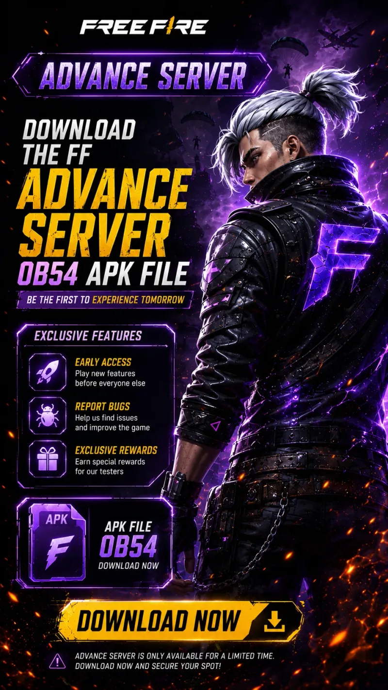 Download APK hero Download Free Fire Advance Server OB54 APK